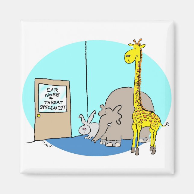 Imán Médica de E.N.T. (Frente)