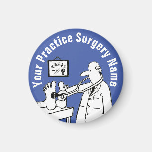 Imán Médica divertido con Stethoscope