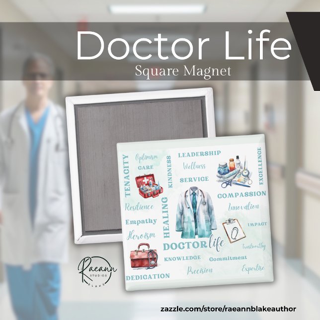 Imán Médica Life Square Magnet (Subido por el creador)