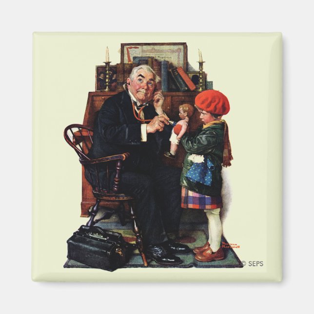 Imán Médica y muñeca (Frente)