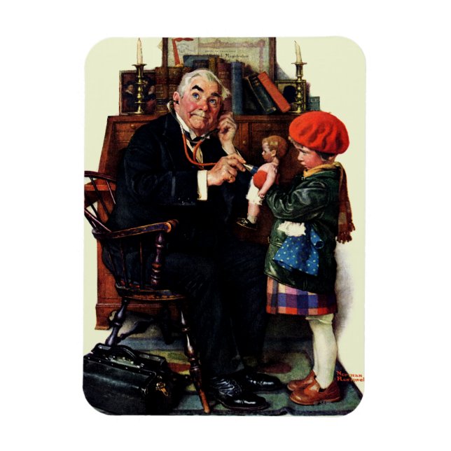 Imán Médica y muñeca (Vertical)