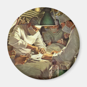 Imán Medicina antigua, médicos realizando cirugía en ur