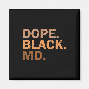 Imán Médico negro drogadicto Melanin Mes negro Médico a