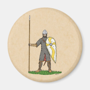 Imán Medieval Norman Knight Circa 1066
