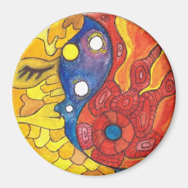 Imán Medilludesign Moon Sun (Frente)