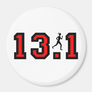 Imán Medio maratón para mujer