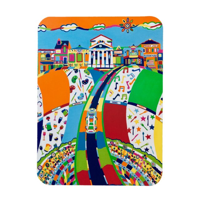 Imán Medios de comunicación, Pennsylvania 3 x 4 Magnet (Vertical)