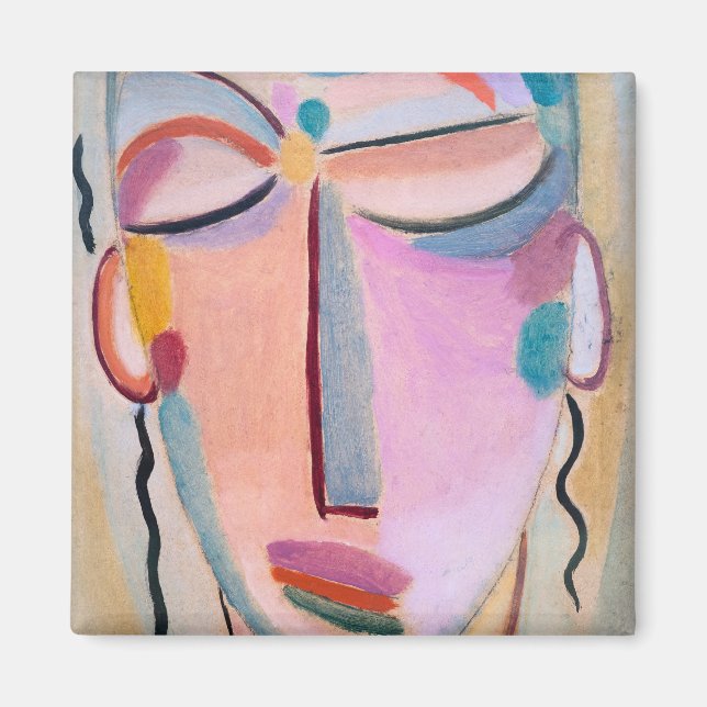 Imán Meditación Alexej von Jawlensky Arte figurativo (Frente)