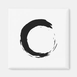 Imán Meditación Círculo Enso Atención plena Buda Budist