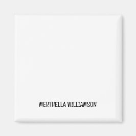 Imán MEDITACIÓN DE BIBLIOTECAS con nombre personalizado