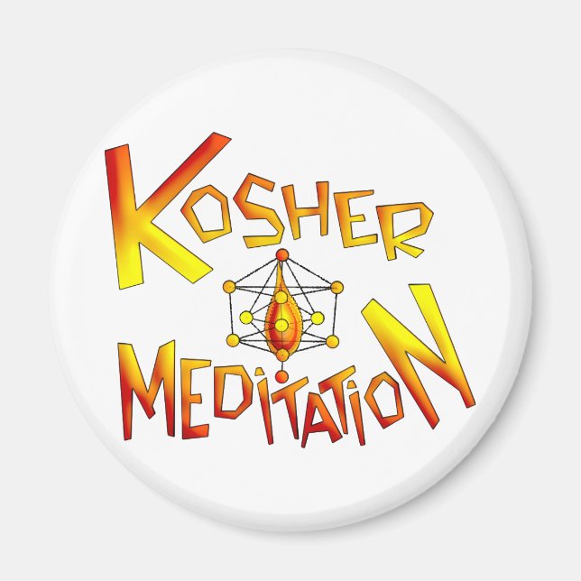 Imán Meditación de Kosher (Frente)