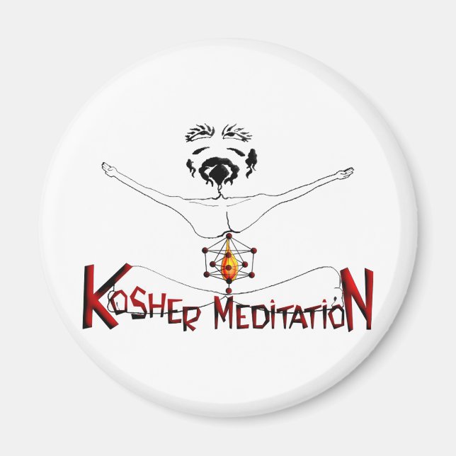 Imán Meditación de Kosher (Frente)