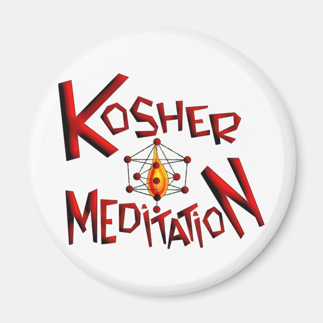 Imán Meditación de Kosher (Frente)