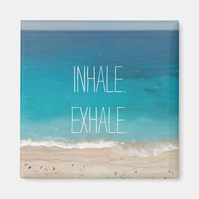 Imán Meditation Breath Beautiful Beach Spring 2023 (Frente)