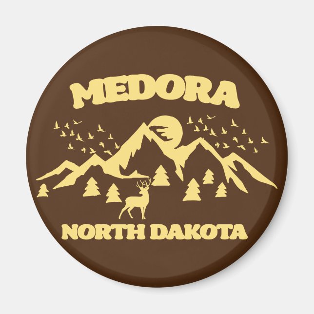 Imán Medora, Dakota del Norte (Frente)