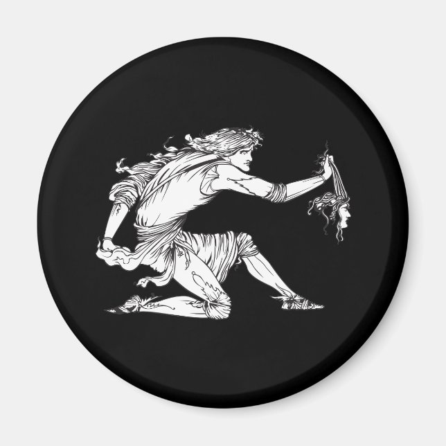 Imán Medusa Aubrey Beardsley (Frente)