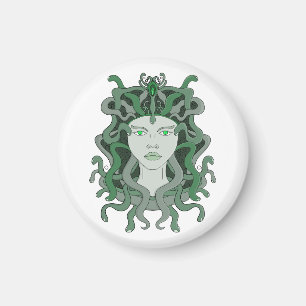 Imán Medusa Gorgo Serpiente Gorgona Monstruo Mitología