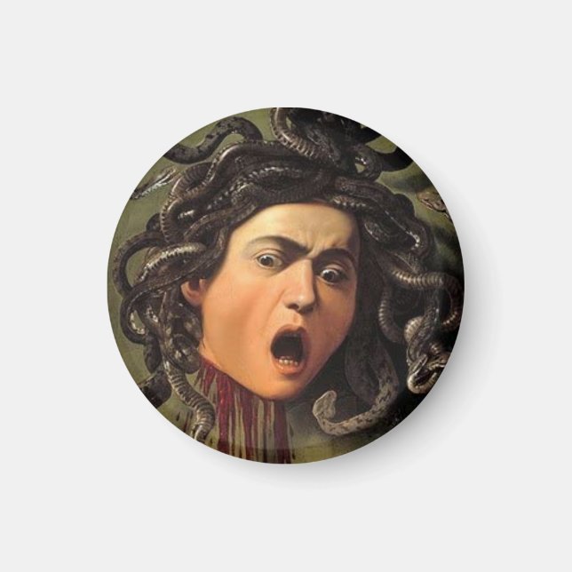 Imán Medusa Head, Caravaggio (Frente)