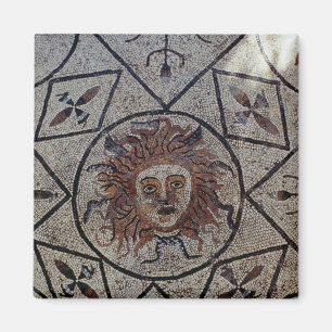 Imán Medusa, mosaico romano de la casa de Orfeo