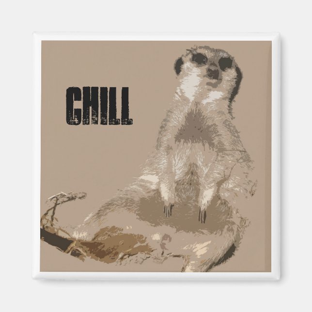 Imán meerkat (Frente)