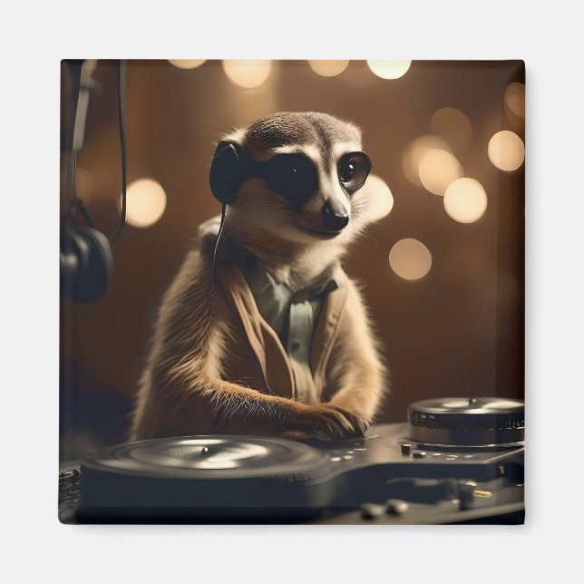 Imán Meerkat DJ (Frente)