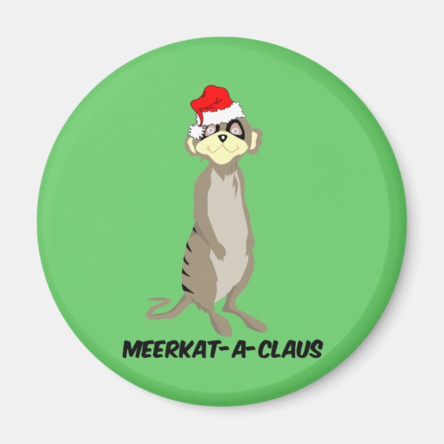 Imán meerkat navidades (Frente)