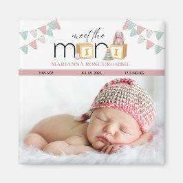 Imán Meet The Mini Pink Baby Magnet