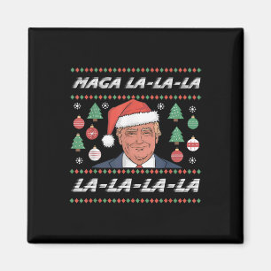Imán Mega La La Donald Trump engaña a 47 Navidades feos