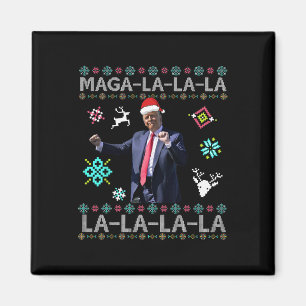 Imán Mega La La La Donald Trump presidente 47 baila mal