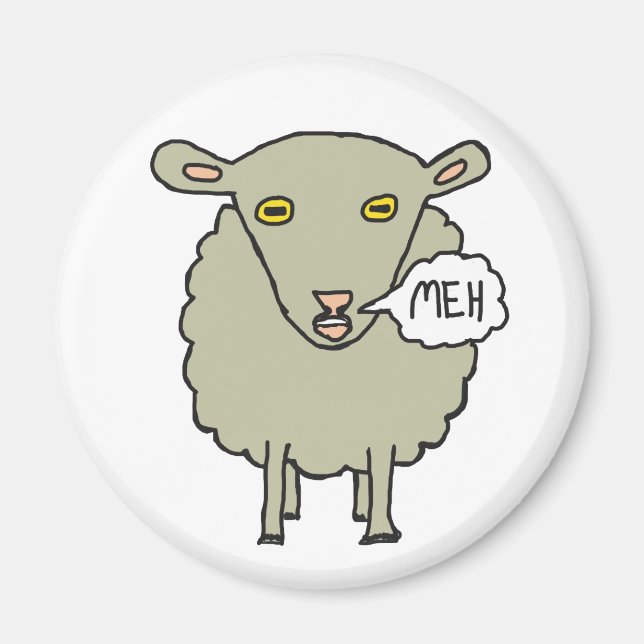Imán Meh Sheep (Frente)