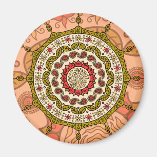 Imán Mehndi Fantasy Gold Magnet