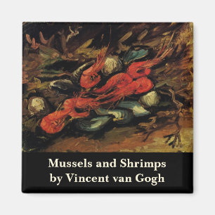 Imán Mejillones y camarones por Vincent van Gogh