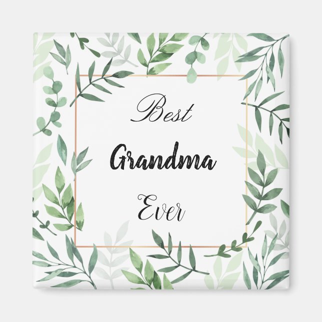 Imán Mejor Abuela de la Historia (Frente)