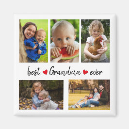 Imán Mejor Abuela de la Historia 5 Personalizado fotogr