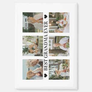 Imán Mejor Abuela del Mundo Foto Collage – Regalo con C