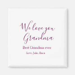 Imán mejor abuela jamás abuelos foto regalos clásicos