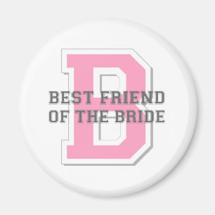 Imán Mejor amigo de la alegría de la novia