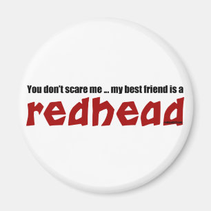 Imán Mejor amigo del Redhead