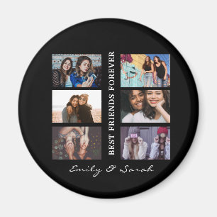 Imán Mejor Amigo para Personalizado 6 Colección de fot