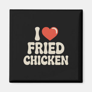 Imán Mejor Arte de Pollo Frito para Hombres Mujeres Niñ