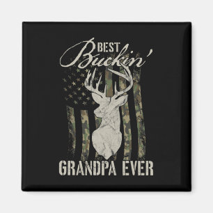 Imán Mejor Camuflaje de Cazador de Abuelo de Buckin