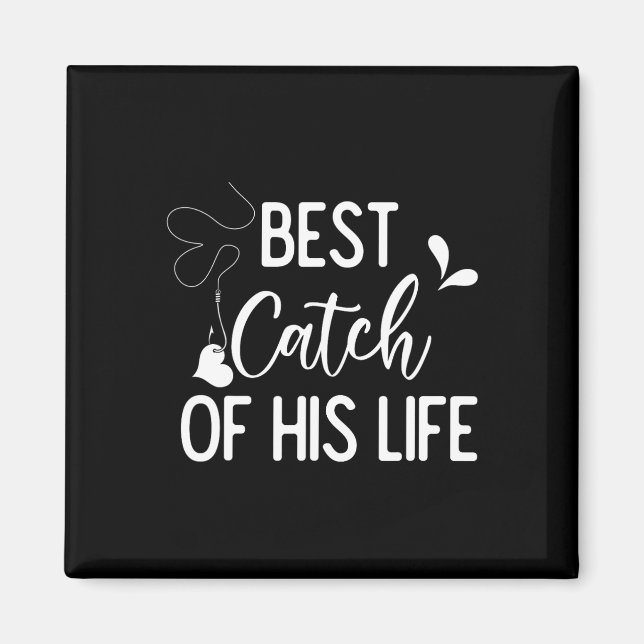 Imán Mejor Captura De Su Vida Pareja Pescadores Matc (Frente)