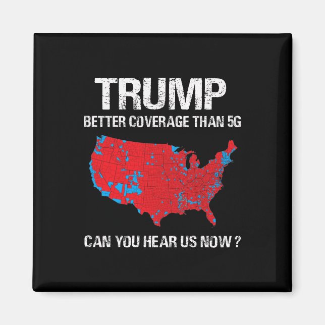 Imán Mejor cobertura de Trump que 5 g Mapa electoral gr (Frente)