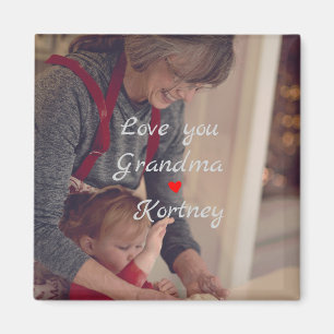 Imán Mejor collage de fotos de la abuela que te amemos