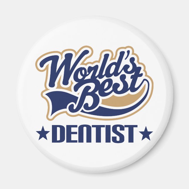Imán Mejor Dentista del Mundo (Frente)