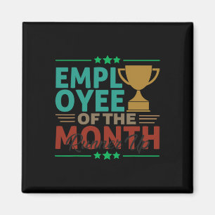Imán Mejor Empleado Del Mes En La Ejecución De Office