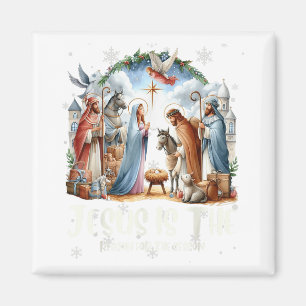 Imán Mejor escena de la Natividad de Jesús en Navidad