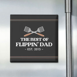 Imán Mejor Flippin Dad Spatula Funny Retro