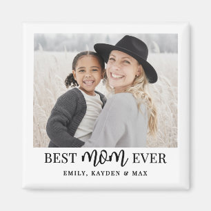 Imán Mejor Foto de Mamá