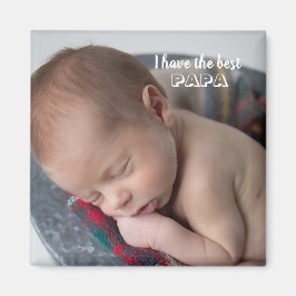 Imán Mejor foto de papá